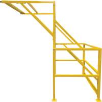 Mezzanine Safety Gate, 70" L x 77" H, 78" Raised, Yellow MAS Chibougamau