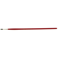 Round Marking Paint Brush, 9/64" Brush Width, Camel Hair, Wood Handle MAS Chibougamau