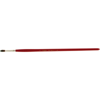 Round Marking Paint Brush, 3/16" Brush Width, Camel Hair, Wood Handle MAS Chibougamau