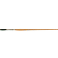 One Stroke Paint Brush, 1/8" Brush Width, Ox Hair, Wood Handle MAS Chibougamau