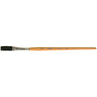 One Stroke Paint Brush, 3/8" Brush Width, Ox Hair, Wood Handle MAS Chibougamau