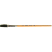 One Stroke Paint Brush, 1/2" Brush Width, Ox Hair, Wood Handle MAS Chibougamau