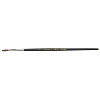 Black Pointed Bristle Artist Brush, 2.1 mm Brush Width, Camel Hair, Wood Handle MAS Chibougamau