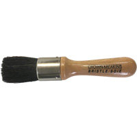 Stencil Brush, Natural Bristles, Wood Handle, 1" Width MAS Chibougamau