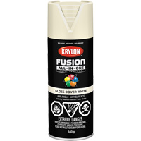 Peinture &agrave; pulv&eacute;riser tout en un Fusion, Blanc Dover, Brillant, 12 oz, Canette a&eacute;rosol MAS Chibougamau