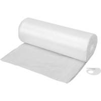 Toile de protection, 400' lo x 9' la, Plastique MAS Chibougamau