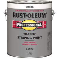 Peinture pour traçage de lignes de circulation, Blanc, 3,78 L, Cruche MAS Chibougamau