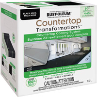 Syst&egrave;me de rev&ecirc;tement au mica pour comptoir Countertop Transformations, 1,42 L, Trousse, Mica noir MAS Chibougamau