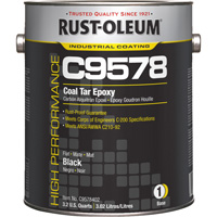 C9578 System Coal Tar High Solids Epoxy Base Component, Black, Gallon MAS Chibougamau