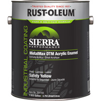 &eacute;mail acrylique DTM Sierra Performance MetalMax Plus, Gallon, Jaune MAS Chibougamau
