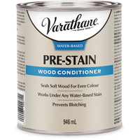 Conditionneur de bois &agrave; base d'eau de premi&egrave;re qualit&eacute; Varathane, 946 ml, Transparent, Transparent MAS Chibougamau
