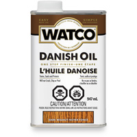 Huile danoise Watco, 947 ml, Noyer fonc&eacute;, Transparent MAS Chibougamau