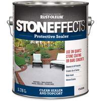 Stoneffects Protective Concrete Sealer, 3.78 L, Water-Based, Transparent, Clear MAS Chibougamau