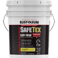 Rev&ecirc;tement d'acrylique SafeTex Easy-Tread, 4 gal., &agrave; l'eau, Plat/Textur&eacute;, Jaune MAS Chibougamau