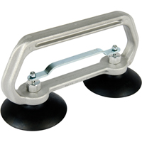 Vacuum Cups - Heavy-Duty Double Cup, 50 lbs. Capacity, 4", Pull-bar, 10" Handle Length MAS Chibougamau