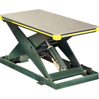 Table &eacute;l&eacute;vatrice hydraulique &agrave; ciseaux Backsaver, Acier, 24" la x 48" lo, Capacit&eacute; 2000 lb MAS Chibougamau