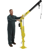 Grue &agrave; fl&egrave;che pour camion actionn&eacute;e par treuil, Capacit&eacute; de 500 lb (0,25 tonne), Limite de 102' MAS Chibougamau