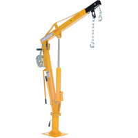 Grue &agrave; fl&egrave;che pour camion actionn&eacute;e par treuil, Capacit&eacute; de 1000 lb (0,5 tonne), Limite de 86-1/2" MAS Chibougamau