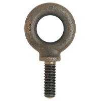 Eye Bolt, 90.40 mm Dia., 2-1-/2" L, Uncoated Natural Finish, 8470 lbs. (4.235 tons) Capacity MAS Chibougamau