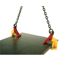 Pince de levage pour plaques horizontales Topal TLH1 0-60, 2200 lb (1,1 tonne) max., M&acirc;choires 0" - 2-3/8" MAS Chibougamau