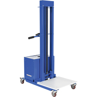 Gerbeur &agrave; levage rapide, M&eacute;canisme &eacute;lectrique, Capacit&eacute; de 400 lb, Levage max de 72" MAS Chibougamau