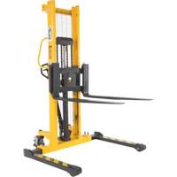 Gerbeur hydraulique manuel, Fonctionnement Pompe manuelle, Capacit&eacute; 2000 lb, Lev&eacute;e max 63" MAS Chibougamau