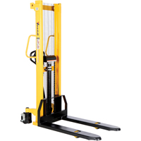 Gerbeur hydraulique manuel, Fonctionnement Pompe manuelle, Capacit&eacute; 2000 lb, Lev&eacute;e max 63" MAS Chibougamau