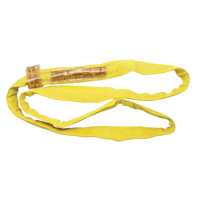 Polyester Round Sling, Yellow, 2-1/2" W x 3' L, 9000 lbs. Vertical Load MAS Chibougamau
