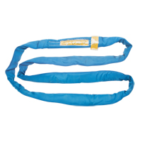 Polyester Round Sling, Blue, 4" W x 8' L, 23000 lbs. Vertical Load MAS Chibougamau