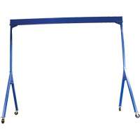 Grue-portique ajustable en acier, 20' lo, Capacit&eacute; 8000 lb (4 tonnes) MAS Chibougamau