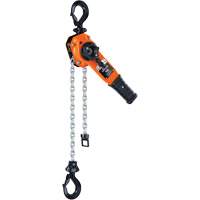 Series 653-A Ratchet Lever Hoist, 5' Lift, 1500 lbs. (0.75 tons) Capacity, Steel Chain MAS Chibougamau