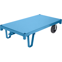 Specialized Platform Decks - Semi Live Skids, 48" L x 24" W, 2000 lbs. Capacity, Rubber Casters MAS Chibougamau