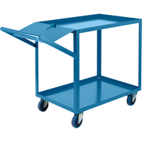 Order Picking Carts, 36" H x 24" W x 64" D, 2 Shelves, 1200 lbs. Capacity MAS Chibougamau