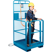 Nacelle &eacute;l&eacute;vatrice pour travail en hauteur, 36" x 36" x 72" h, Capacit&eacute; de 1000 lb, Acier MAS Chibougamau