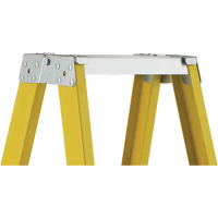 6600 Series Industrial Heavy-Duty 2-Way Stepladders, Fibreglass, 300 lbs. Capacity, 6' MAS Chibougamau