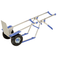 Ergonomic Hand Truck, Combination Handle, Aluminum, 52" Height, 350 lbs. Capacity MAS Chibougamau