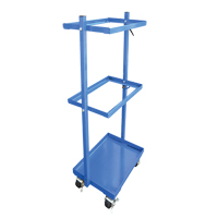 Chariot &agrave; cueillette, Acier, 30-11/16" la x 19-1/4" p, 3 tablettes, Capacit&eacute; 300 lb MAS Chibougamau