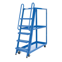 Chariot &agrave; cueillette, Acier, 21-7/8" la x 56-1/8" p, 3 tablettes, Capacit&eacute; 1000 lb MAS Chibougamau