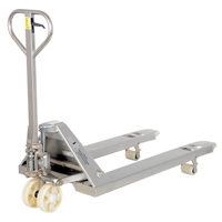 Pallet Truck, Stainless Steel, 48" L x 27" W, 5500 lbs. Capacity MAS Chibougamau