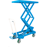 Tables &eacute;l&eacute;vatrices en ciseau, 20-1/2" lo x 39-3/4" la, Acier, Capacit&eacute; 660 lb MAS Chibougamau