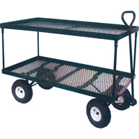 Double Deck Wagon, 24" W x 48" L, 600 lbs. Capacity MAS Chibougamau