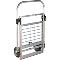 Chariot &agrave; plateforme repliable &agrave; quatre roues, Aluminium, 750 lb, 31" lo x 23-1/4" la, Hauteur 39" MAS Chibougamau
