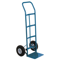 All-Welded Hand Truck, Continuous Handle, Steel, 48" Height, 600 lbs. Capacity MAS Chibougamau