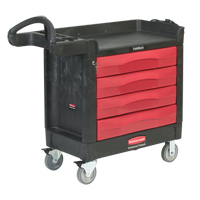 Armoires mobiles & centres de travail Trademaster, 4 tiroirs, 40-5/8" lo x 18-7/8" la x 38-3/8" h, Noir MAS Chibougamau