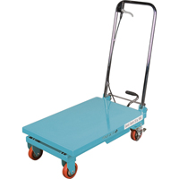 Heavy-Duty Hydraulic Scissor Lift Table, 27-1/2" L x 17-3/4" W, Steel, 330 lbs. Capacity MAS Chibougamau
