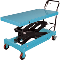 Table &eacute;l&eacute;vatrice robuste &agrave; ciseaux hydraulique, 48" lo x 24" la, Acier, Capacit&eacute; 1545 lb MAS Chibougamau