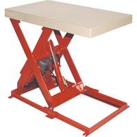 Table &eacute;l&eacute;vatrice &agrave; ciseaux, Acier, 36" lo x 20" la, Capacit&eacute; 1100 lb MAS Chibougamau