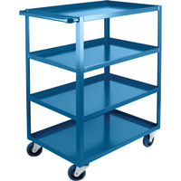 Chariots &agrave; tablettes robustes, 4 Tiers, 24" la x 48" h x 39" p, Capacit&eacute; 1200 lb MAS Chibougamau