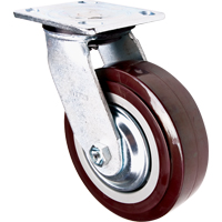 Caster, Swivel, 6" (152.4 mm), Polyurethane, 850 lbs. (385 kg.) MAS Chibougamau