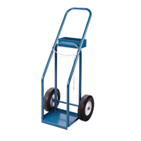 Chariots pour bouteilles de gaz, Roues Semi-pneumatique, Base de 12" la x 10" lo, 400 lb MAS Chibougamau